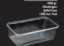 Şeffaf 1000Gr Tabak